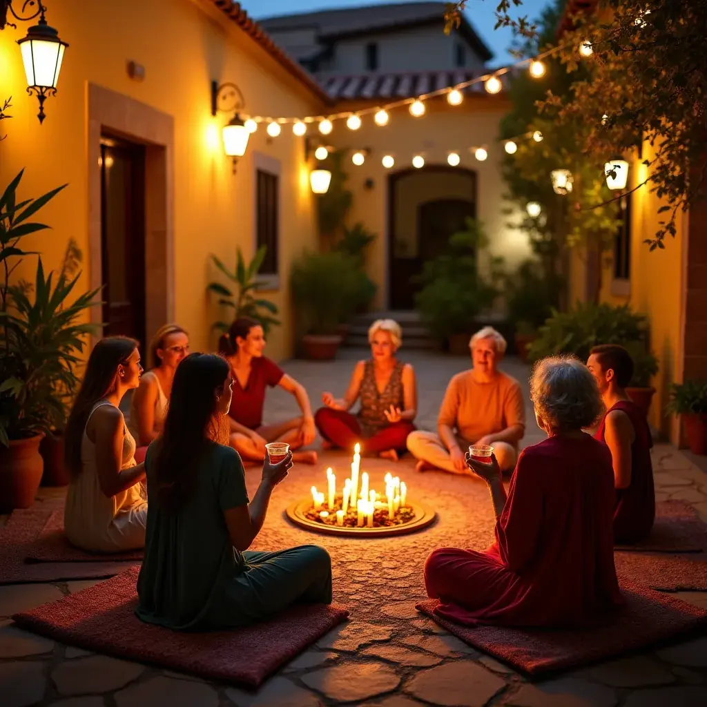 Vista cercana de una cucharada de cúrcuma en polvo sobre una mesa de madera.